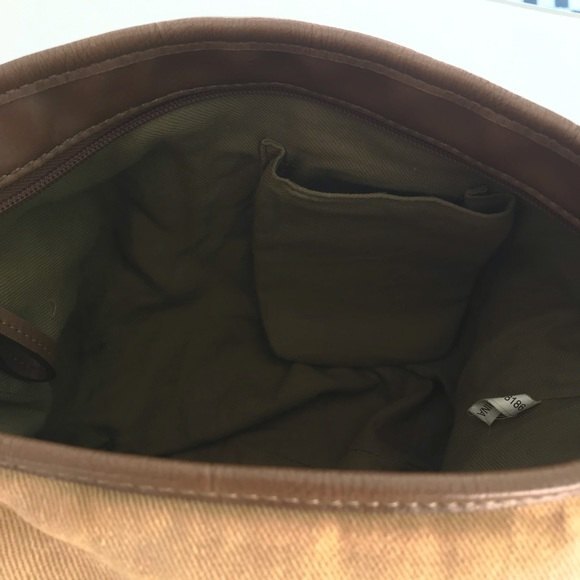 Relic Patchwork Tapestry Faux Leather Boho Shoulder Bag Braided Handle FLAWS - Picture 5 of 12